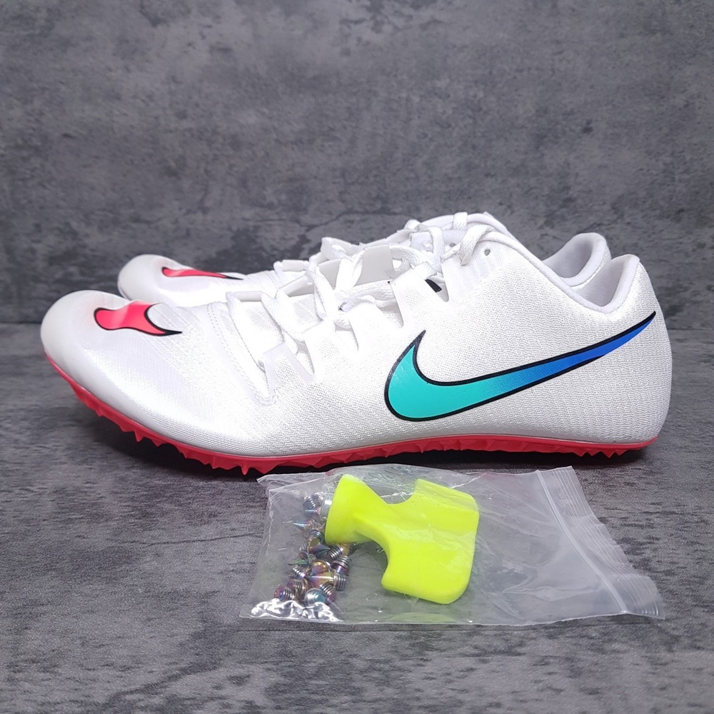 NIKE Zoom Ja Fly 3 Track Shoes Spikes Mens Size‎ 12 White Ombre 865633-101